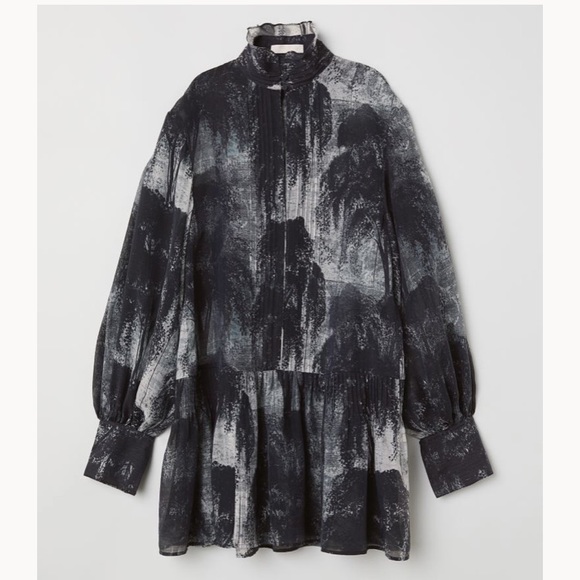 H&M conscious blouse dark blue - Picture 1 of 4